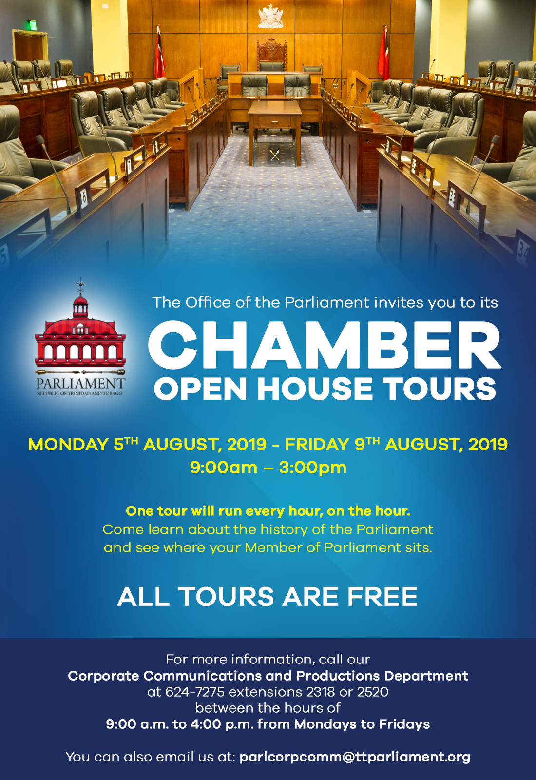 Chamber Tours flyer